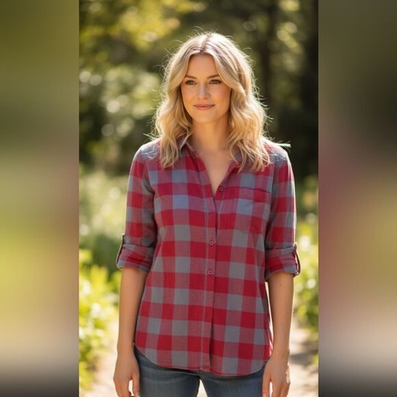 Tuckernuck plaid button down XL - Picture 1 of 7